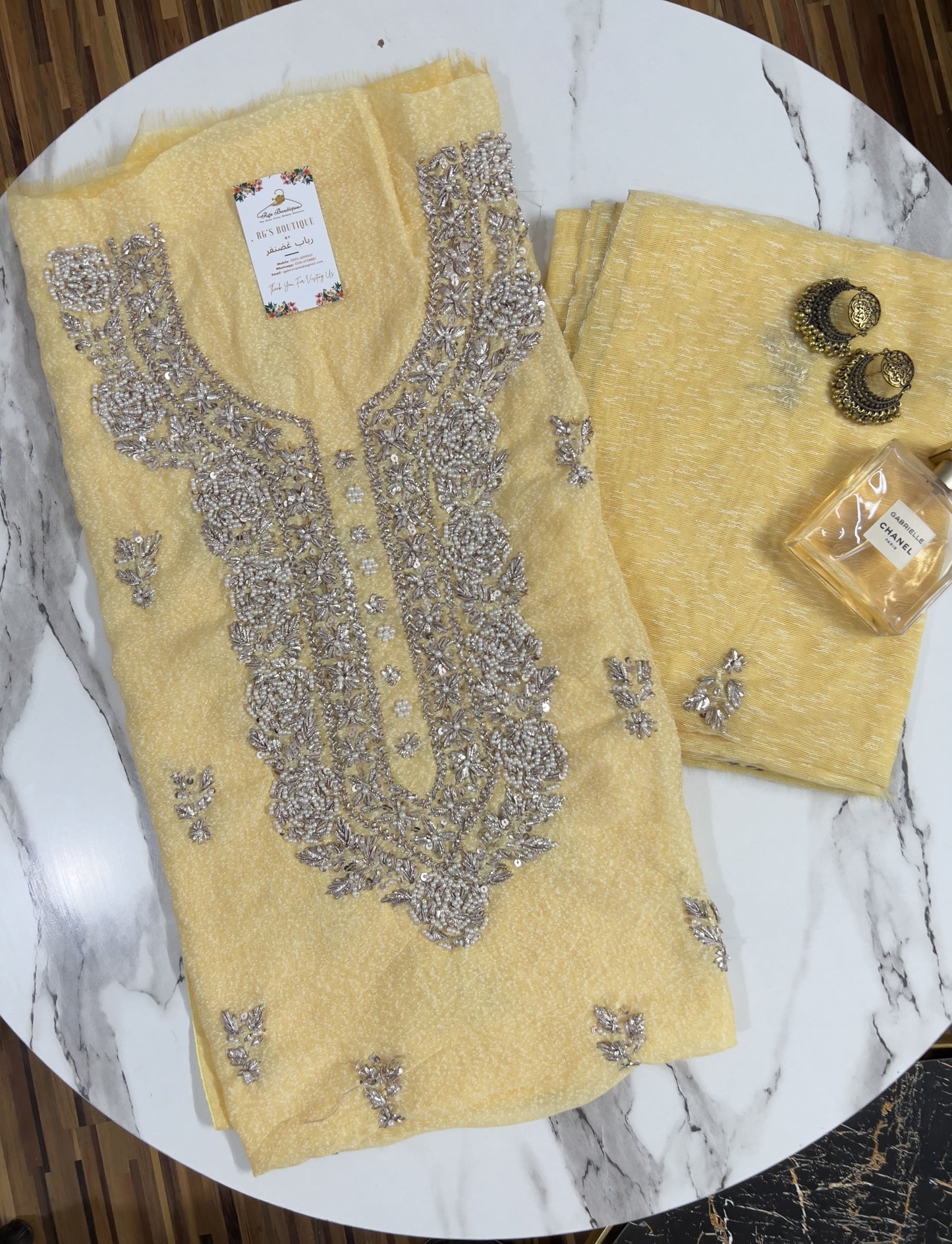 Flowy cotton net dupatta shirt.