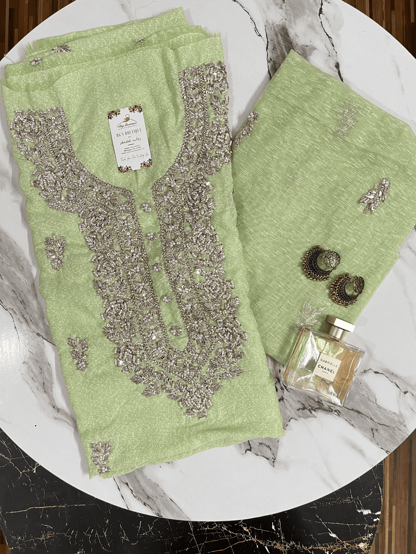 Flowy cotton net dupatta shirt.
