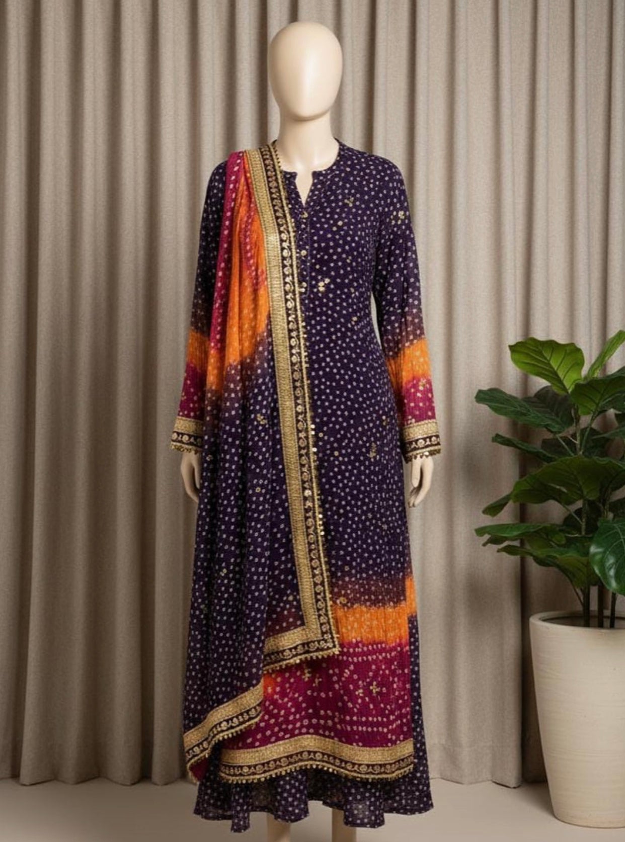 SHEHNAI PASTING GOTA HANDWORK COLLECTION