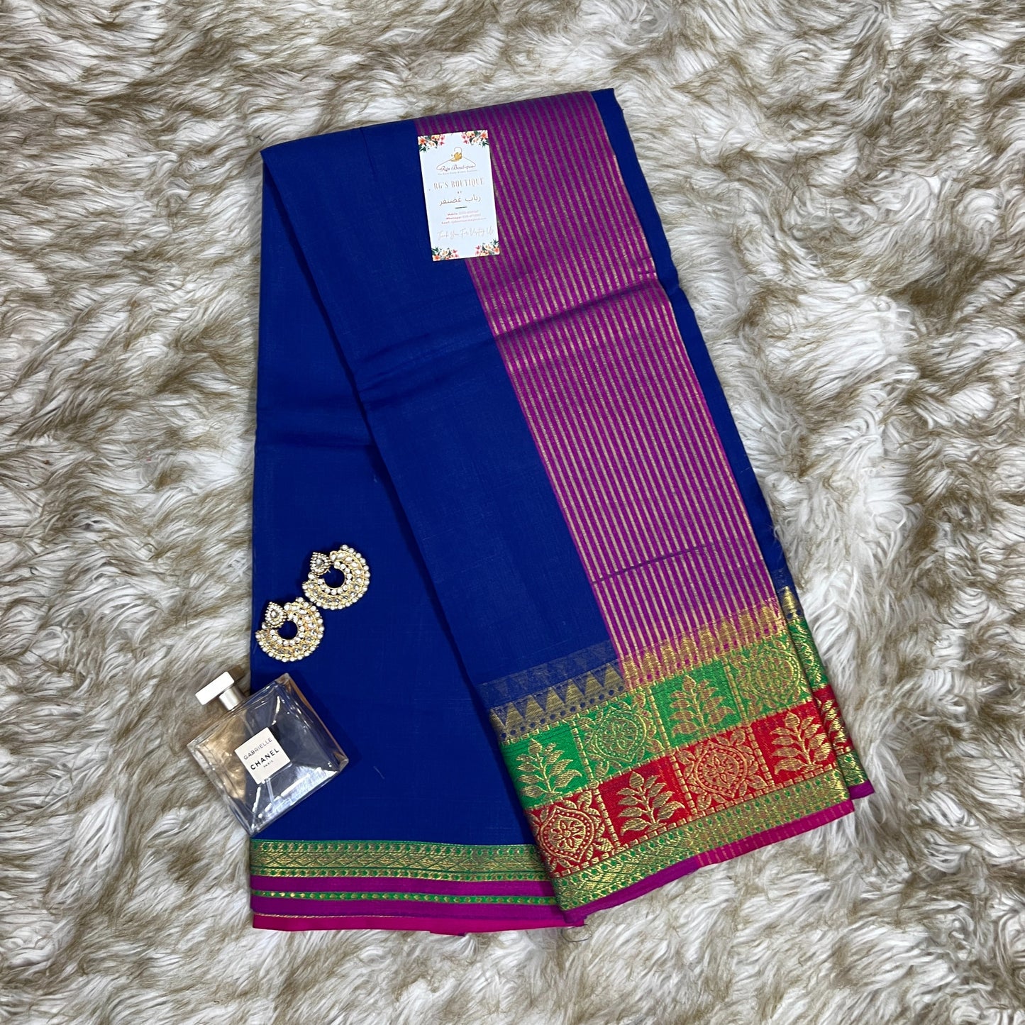 Indian Banarasi Saree – Chanderi Cotton Silk