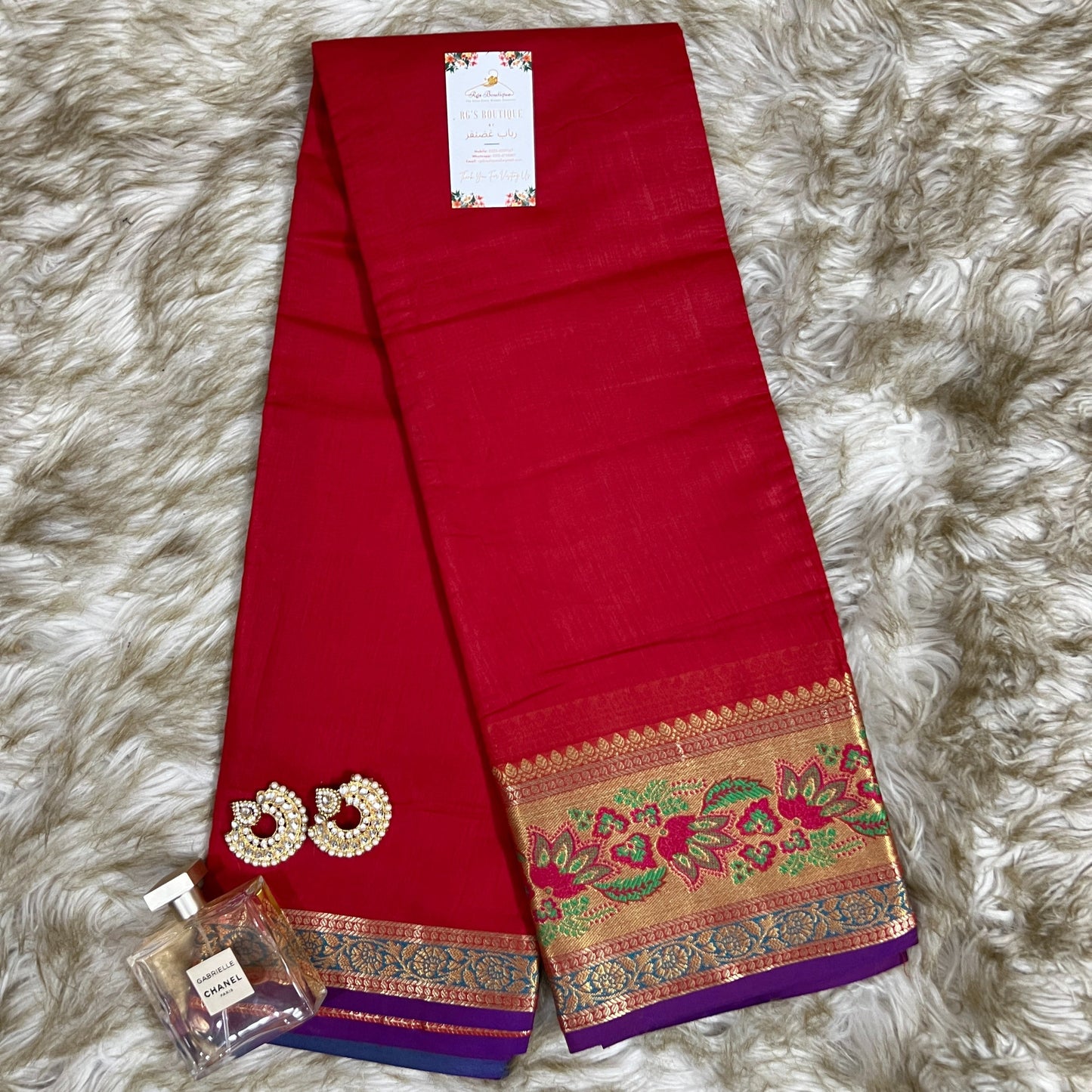 Indian Banarasi Saree – Chanderi Cotton Silk