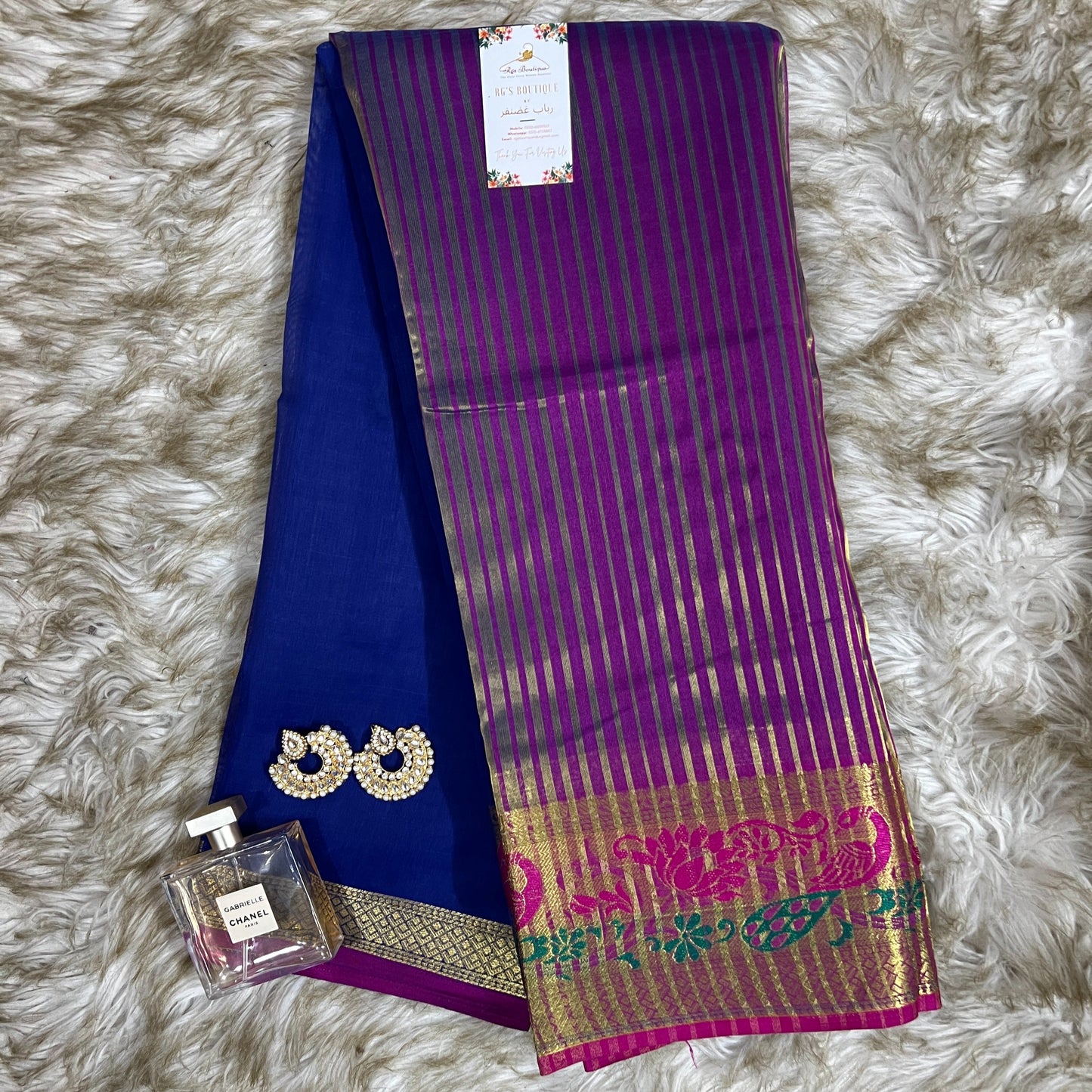 Indian Banarasi Saree – Chanderi Cotton Silk