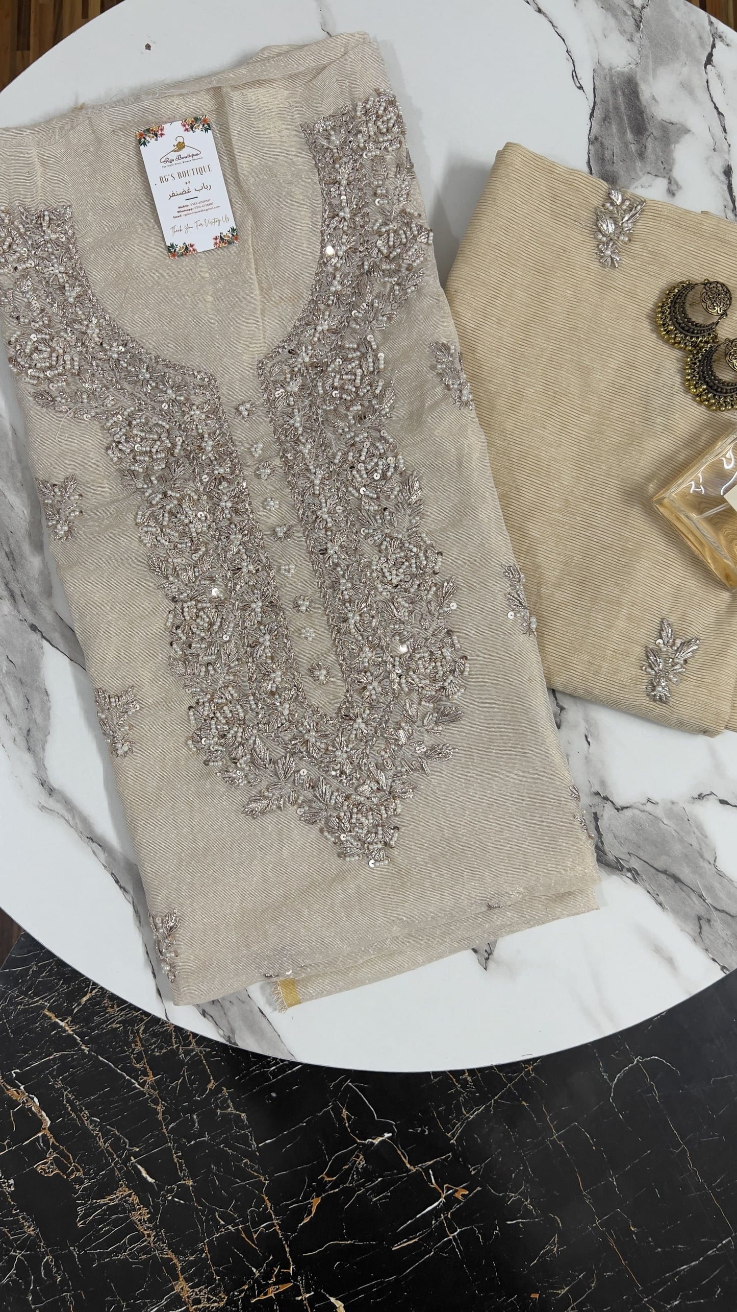 Flowy cotton net dupatta shirt.
